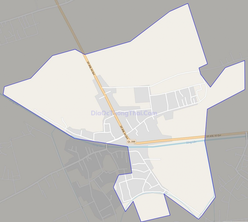 Bản đồ giao thông xã Vũ Quý, huyện Kiến Xương