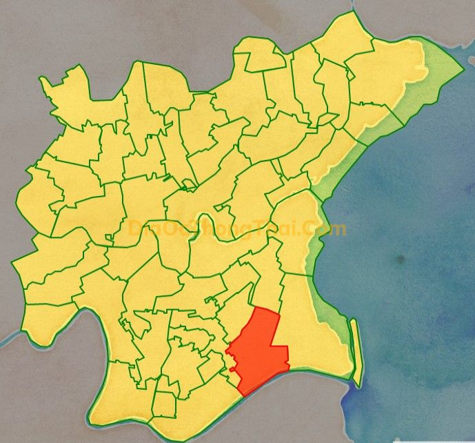Bản đồ vị trí xã Mỹ Lộc, huyện Thái Thụy