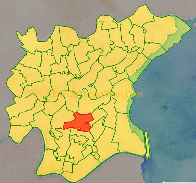 Bản đồ vị trí xã Thái Hưng, huyện Thái Thụy