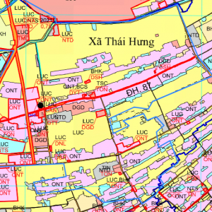 Bản đồ quy hoạch xã Thái Hưng huyện Thái Thụy