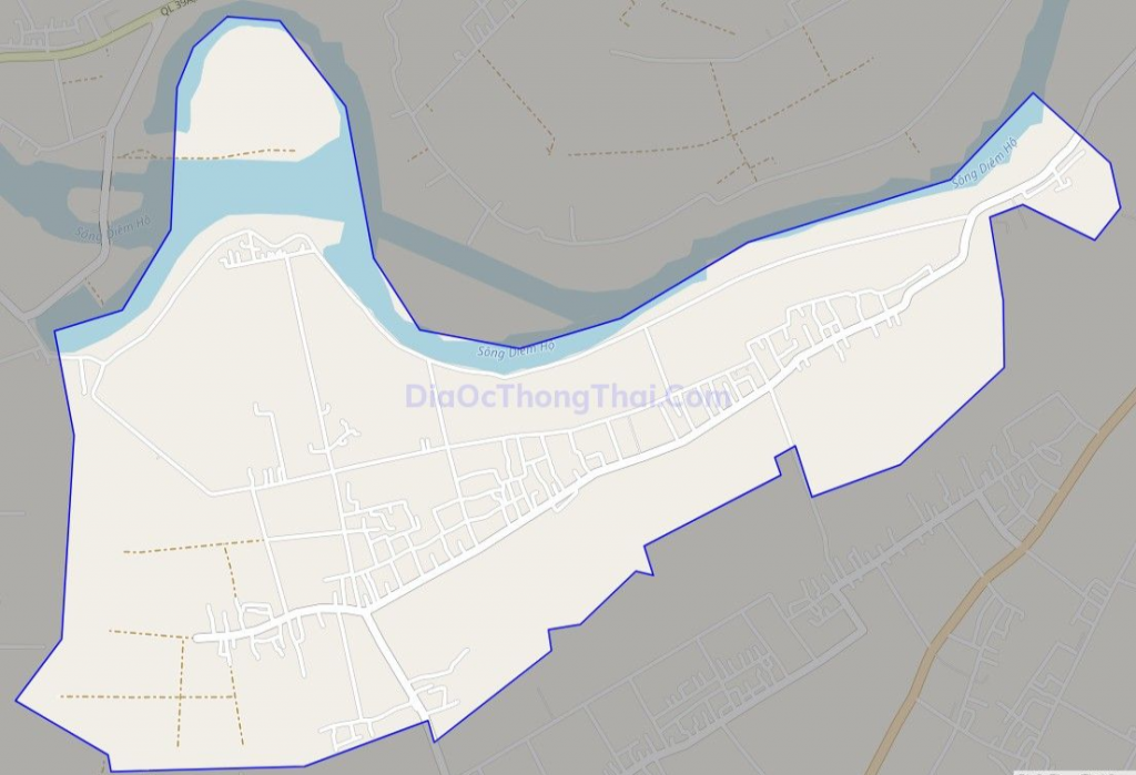 Bản đồ giao thông xã Thái Nguyên, huyện Thái Thụy