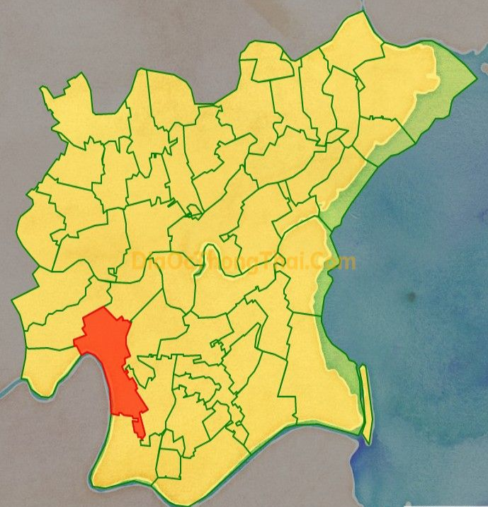 Bản đồ vị trí xã Thái Phúc, huyện Thái Thụy