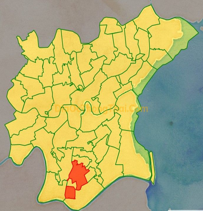 Bản đồ vị trí xã Thái Thịnh, huyện Thái Thụy