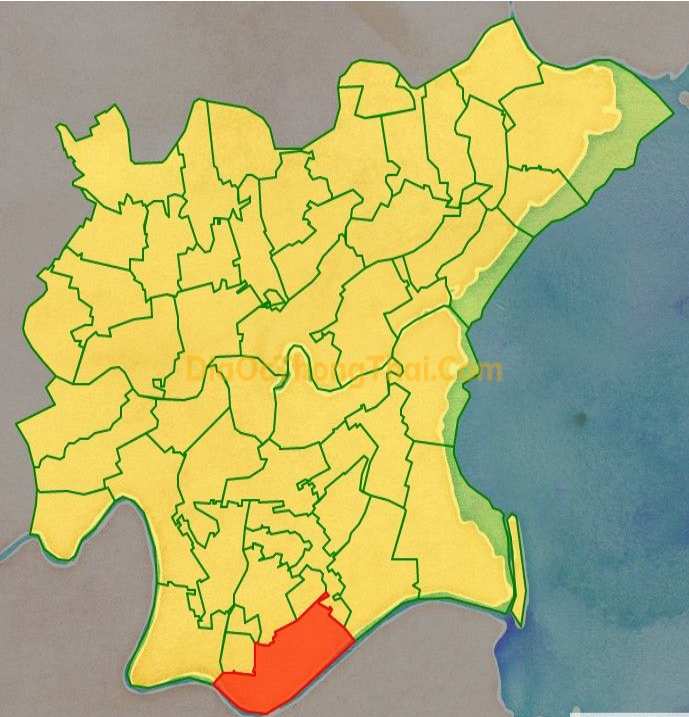 Bản đồ vị trí xã Thái Thọ, huyện Thái Thụy