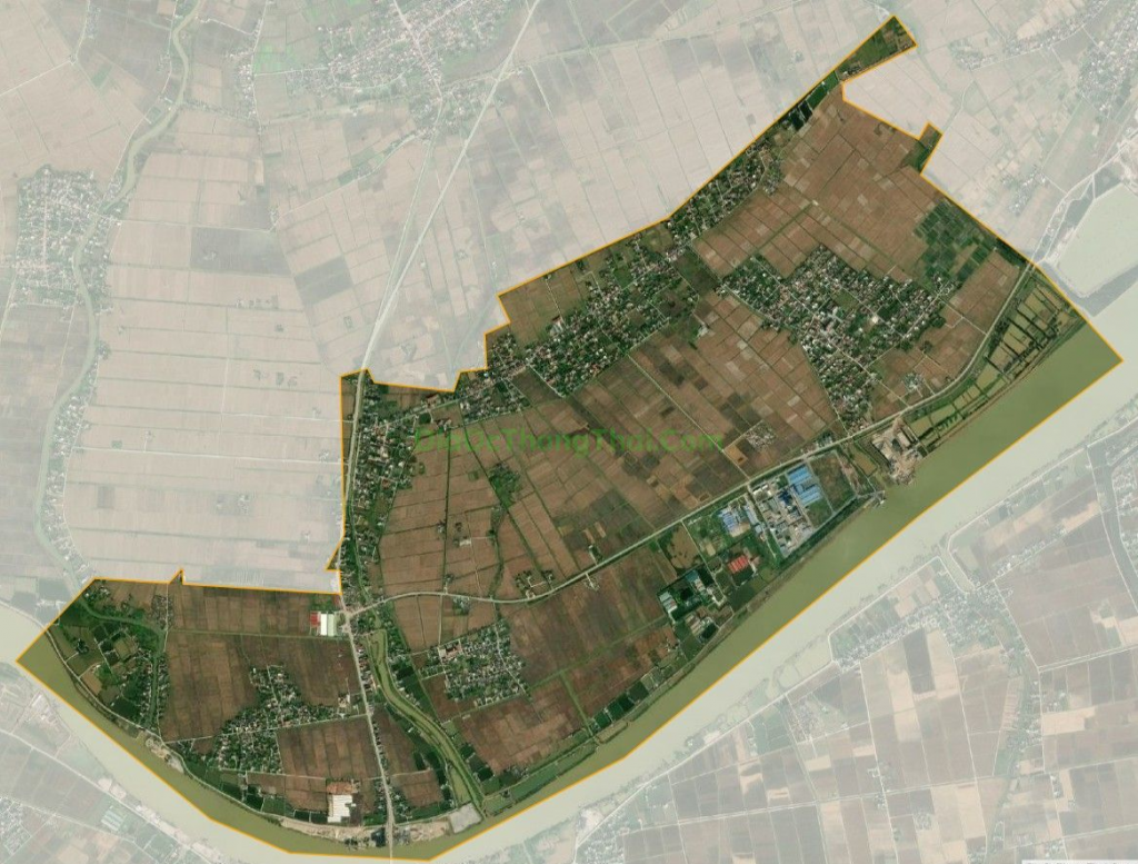 Bản đồ vệ tinh xã Thái Thọ, huyện Thái Thụy