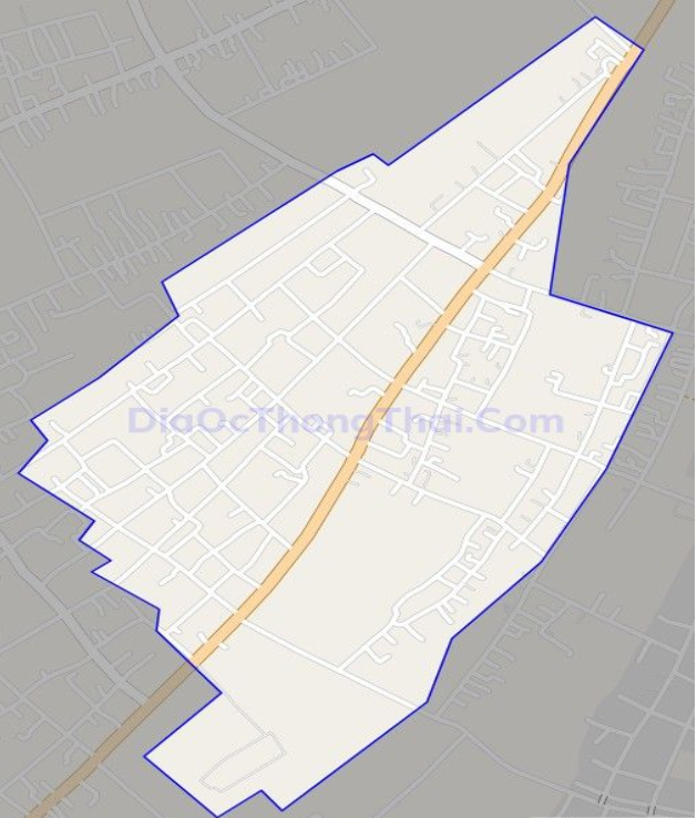 Bản đồ giao thông xã Thái Xuyên, huyện Thái Thụy