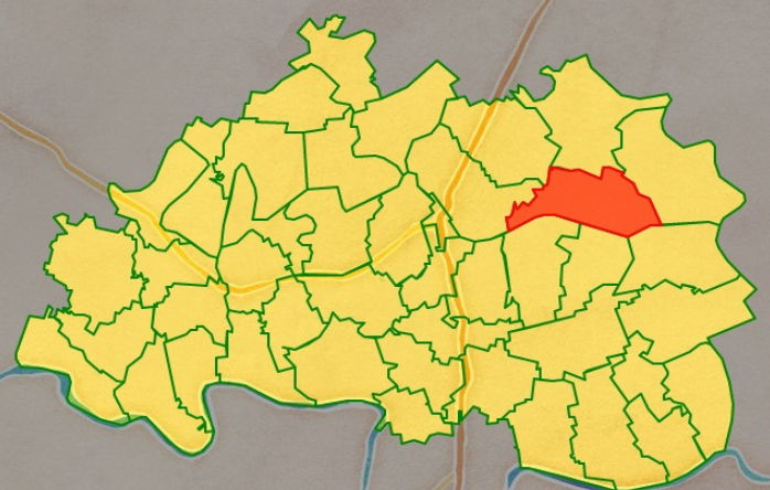 Bản đồ vị trí xã Đông Xá, huyện Đông Hưng