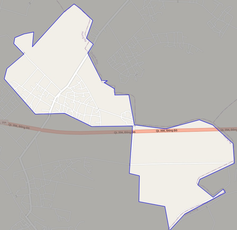 Bản đồ giao thông xã Bắc Sơn, Hưng Hà