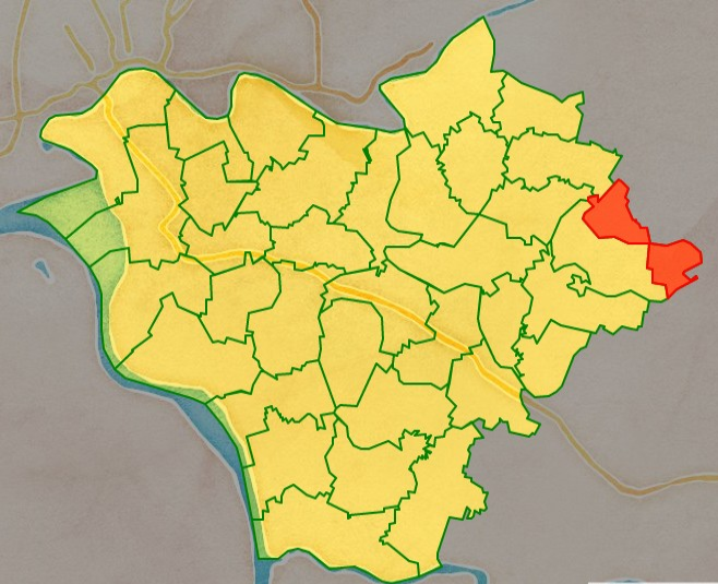 Bản đồ vị trí xã Bắc Sơn, huyện Hưng Hà