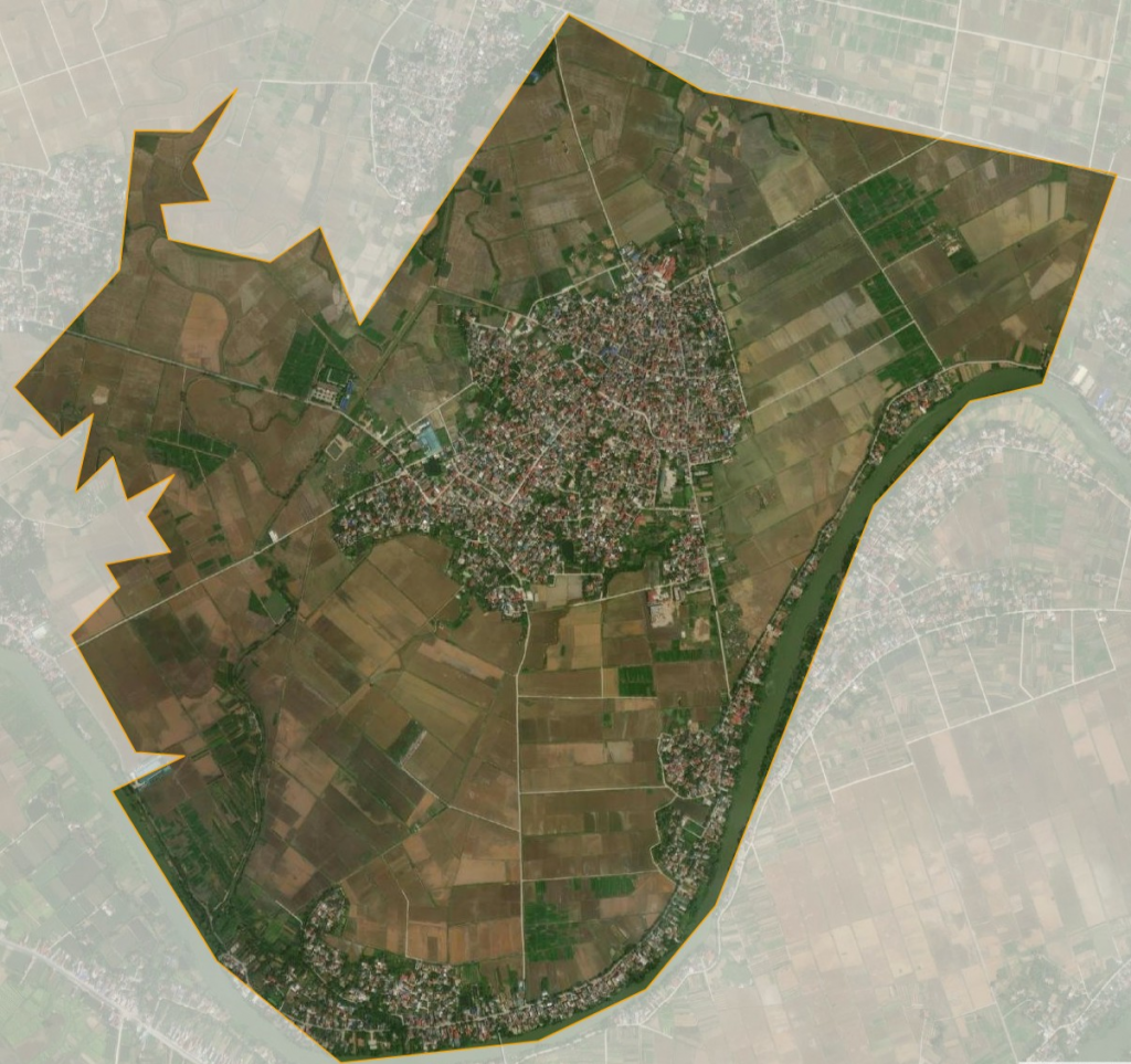 Bản đồ vệ tinh xã Chi Lăng, Hưng Hà