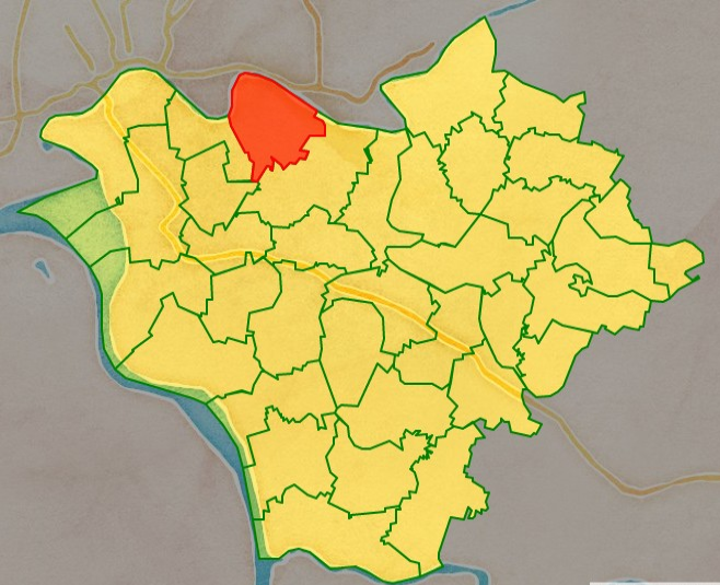 Bản đồ vị trí xã Cộng Hòa, huyện Hưng Hà
