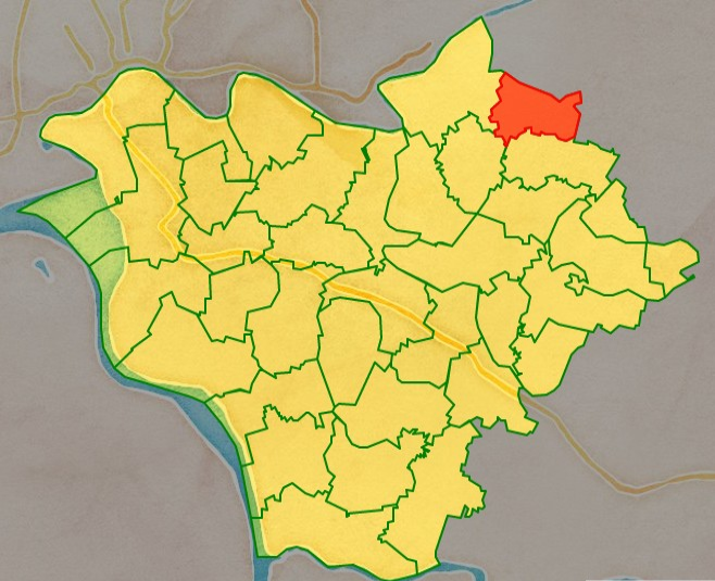 Bản đồ vị trí xã Dân Chủ, huyện Hưng Hà