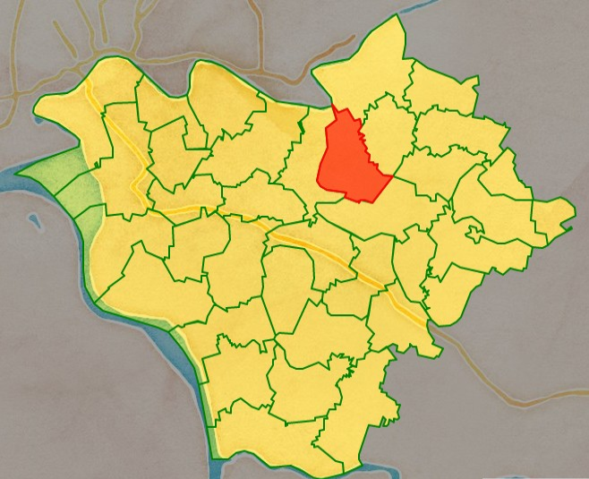 Bản đồ vị trí xã Đoan Hùng, huyện Hưng Hà
