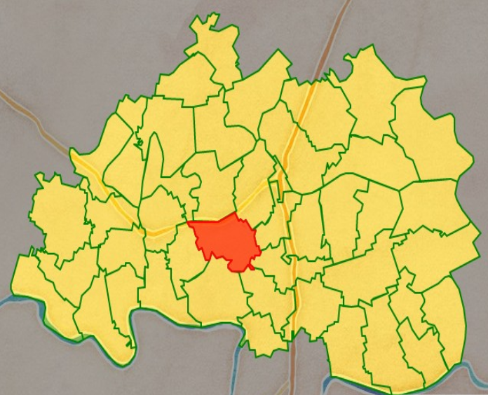 Bản đồ vị trí xã Phú Châu, huyện Đông Hưng