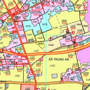 bản đồ quy hoạch huyện xã trung an