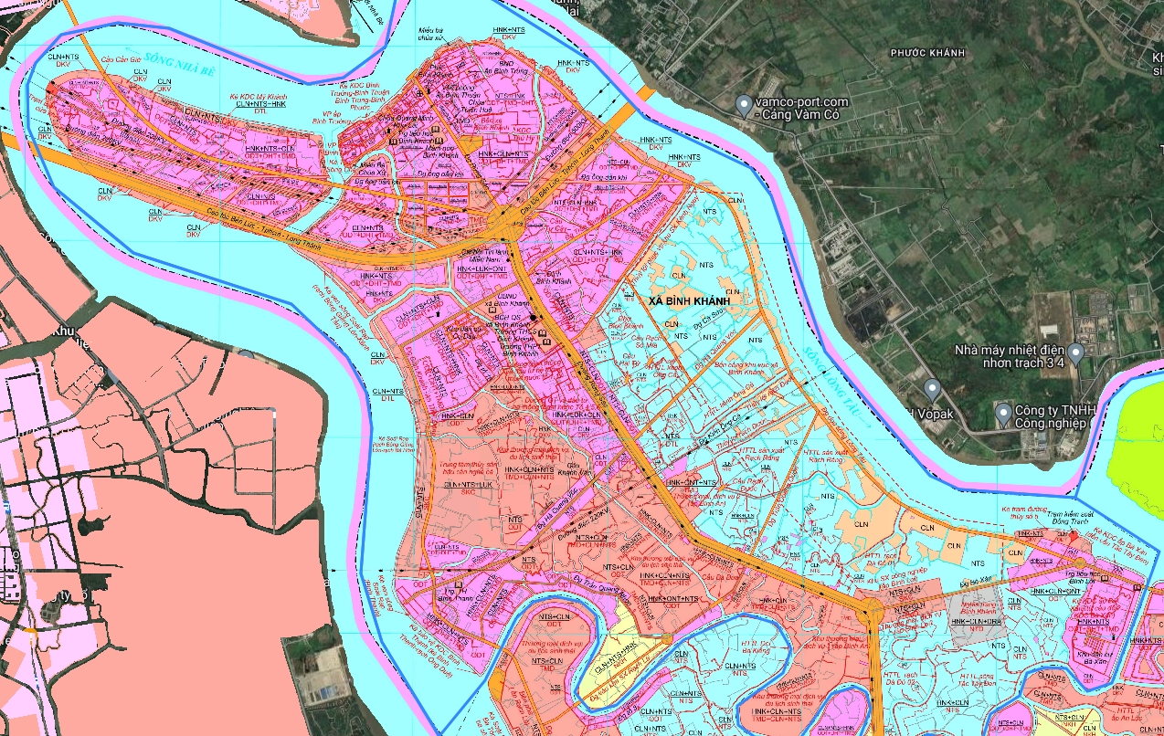 bản đồ quy hoạch xã Bình Khánh, Cần Giờ, Hồ Chí Minh