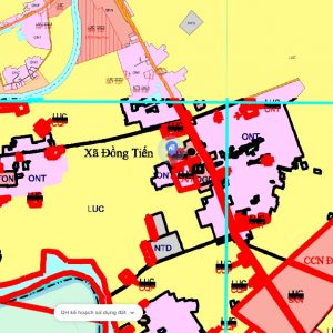 bản đồ quy hoạch xã đồng tiến huyện Quỳnh Phụ, Thái Bình