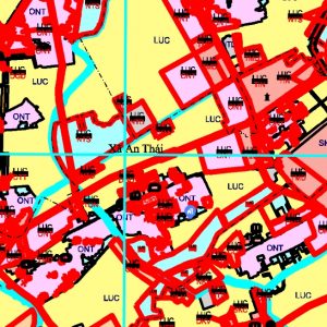 bản đồ xã An thái huyện Quỳnh Phụ, Thái Bình