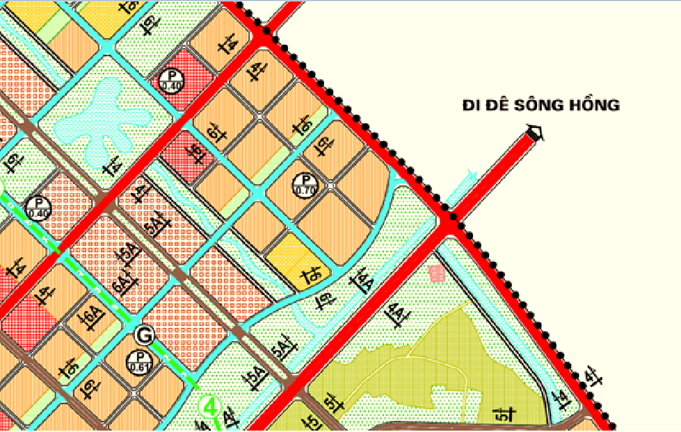 Bản đồ quy hoạch giao thông xã Liên Trung theo bản đồ quy hoạch giao thông Phân khu S1