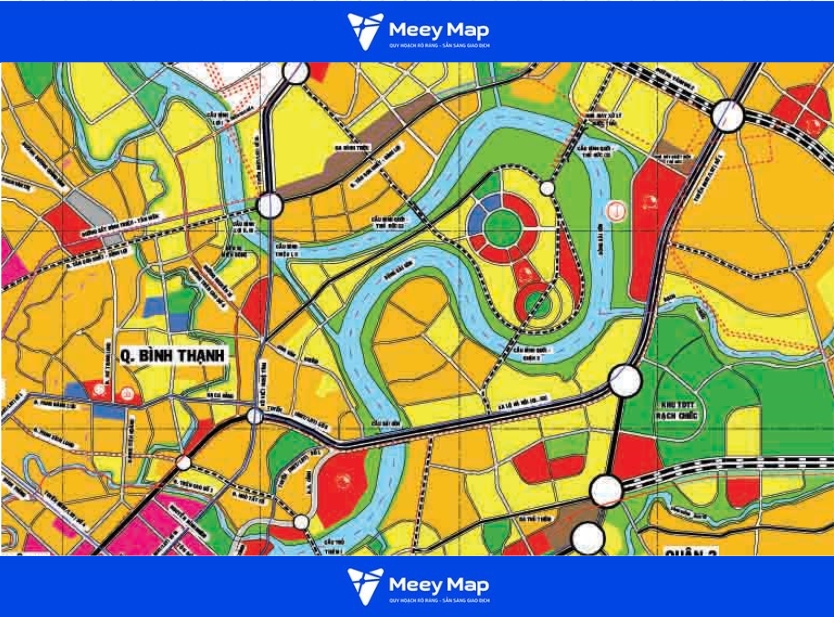 Bản đồ quy hoạch quận Bình Thạnh, Hồ Chí Minh – Thông tin mới nhất 2024 25 Bản đồ giao thông quận Bình Thạnh
