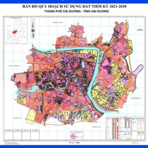 Bản đồ quy hoạch Thành phố Hải Dương, Hải Dương| Kế hoạch sử dụng đất 9 Bản đồ quy hoạch sử dụng đất thời kỳ 2030 thành phố Hải Dương