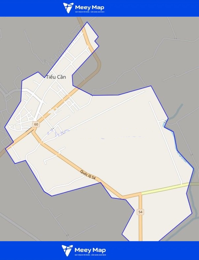 Bản đồ thị trấn Tiểu Cần