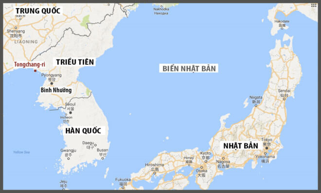 Bản đồ Triều Tiên