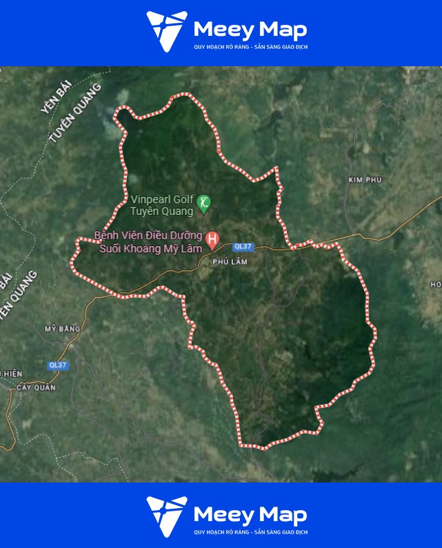 Bản đồ quy hoạch phường Mỹ Lâm, TP Tuyên Quang, Tuyên Quang 2024 9 Ban do ve tinh phuong My Lam TP Tuyen Quang