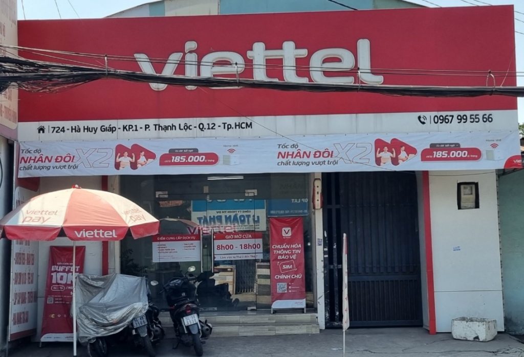 Cua Hang Ha Viettel Huy Giap
