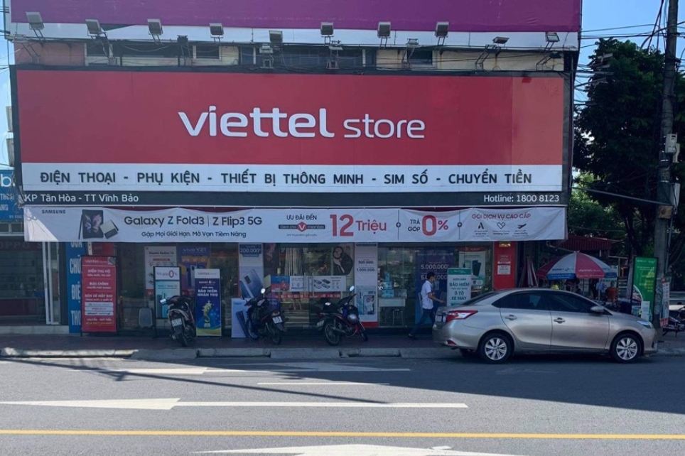 Cua hang Viettel Dac Thu Vinh Bao