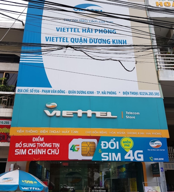 Cua hang Viettel Duong Kinh Hai Phong