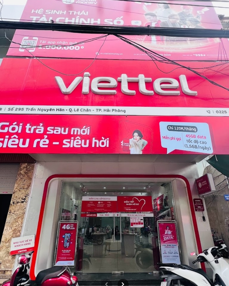 Cua hang Viettel Le Chan Hai Phong