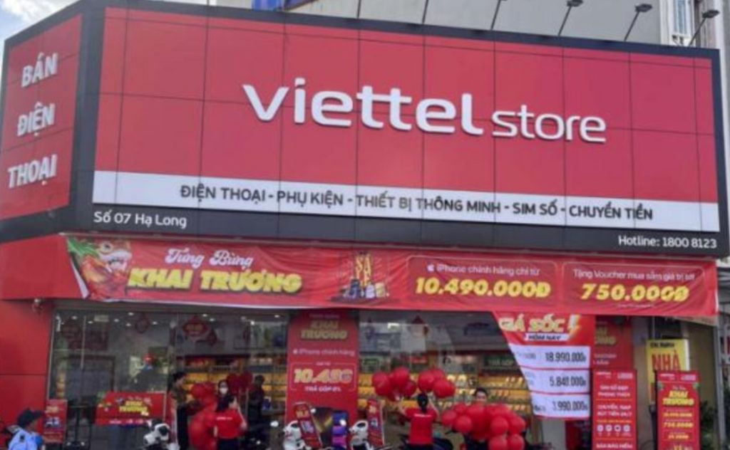 Cua hang Viettel ha long