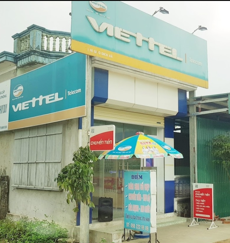 Cua hang giao dich Viettel Van Don