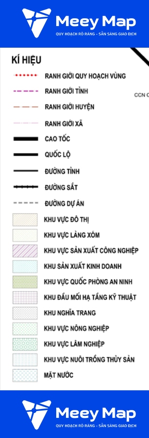 Ky hieu cac loai dat tren ban do quy hoach