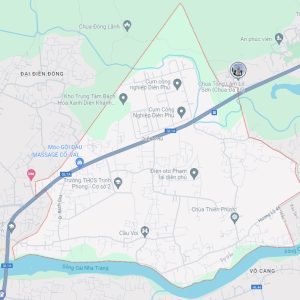 bản đồ xã Diên Phú, Diên Khánh, Khánh Hòa