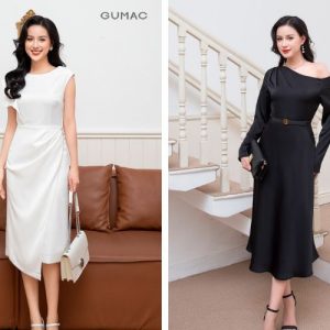 +10 cách phối đồ nữ đơn giản tại cửa hàng GUMAC Bình Dương 4 Váy dự tiệc sang trọng, tự tin