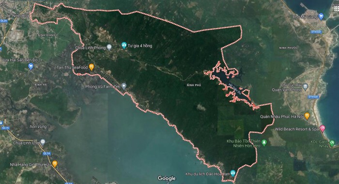 Bản đồ quy hoạch xã Ninh Phú, Ninh Hòa, Khánh Hòa 2024| Kế hoạch sử dụng đất 1 Xã Ninh Phú trên bản đồ Google vệ tinh.