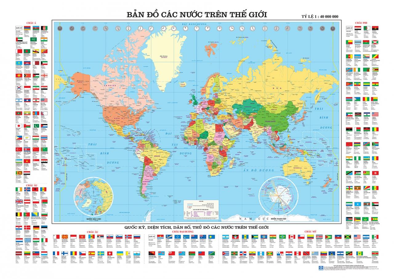 Bản Đồ Thế Giới | Bản đồ Trái Đất 3D, Click vào ảnh để xem bản đồ thế giới Phóng to khổ lớn