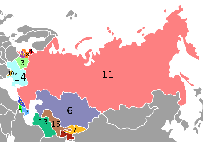Các nước cộng hòa Liên bang Xô viết
