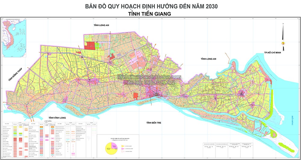 Bản Đồ Quy Hoạch Tỉnh Tiền Giang