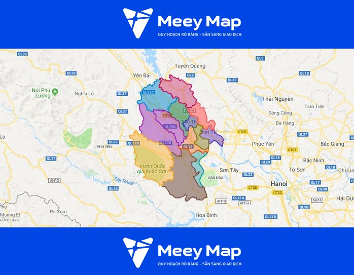 Bản đồ Tây Bắc khổ lớn phóng to mới nhất 8 Ban do Phu Tho 1