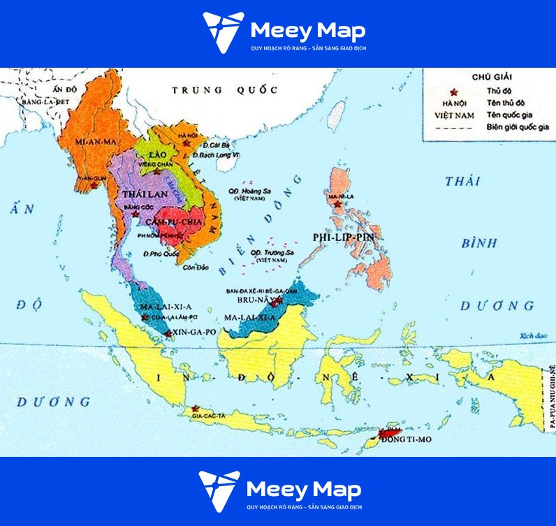 Khám Phá Bản Đồ Đông Nam Á Khổ Lớn Mới Nhất 2025 50 Bản đồ chi tiết 11 nước Đông Nam Á phóng to