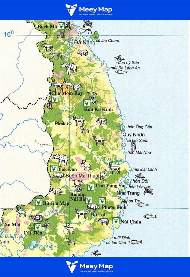 Bản đồ Du Lịch Việt Nam | Tất cả các địa điểm du lịch 7 Bản đồ du lịch Miền Trung