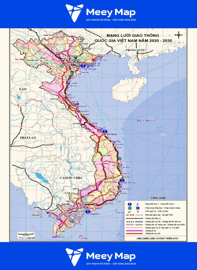 Bản đồ giao thông đường bộ Việt Nam