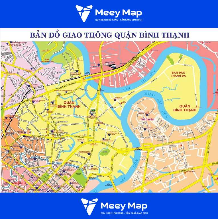 Ban do giao thong quan Binh Thanh