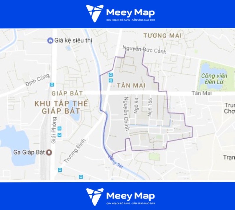 Bản đồ hành chính Tân Mai