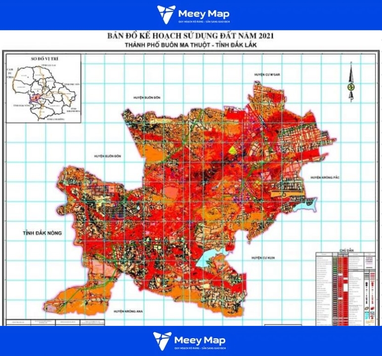 Bản đồ quy hoạch thành phố Buôn Ma Thuột|Quy hoạch Sử dụng Đất 29 Bản đồ quy hoạch Buôn Ma Thuột 2021