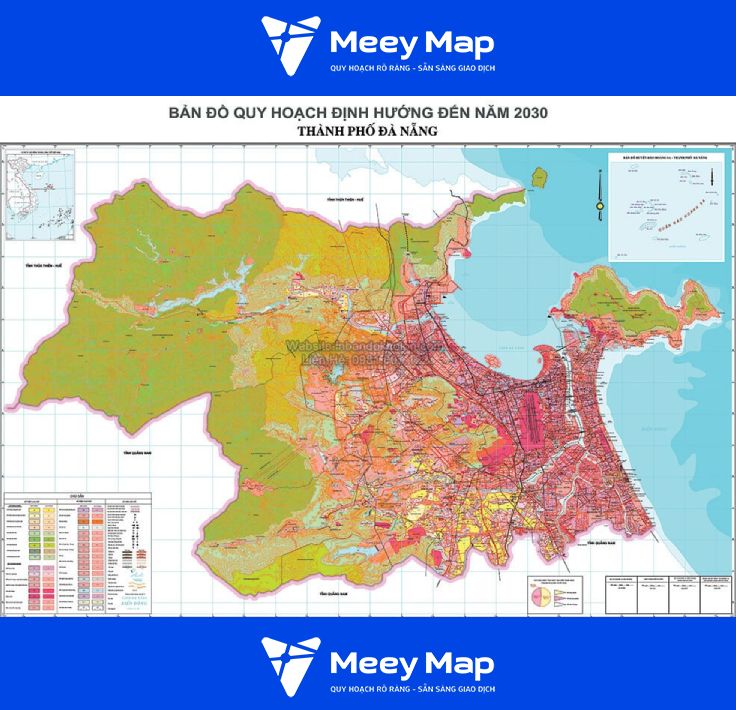 Bản đồ Đà Nẵng| Bản đồ hành chính khổ lớn Năm 2024 20 Ban do quy hoach thanh pho Da Nang