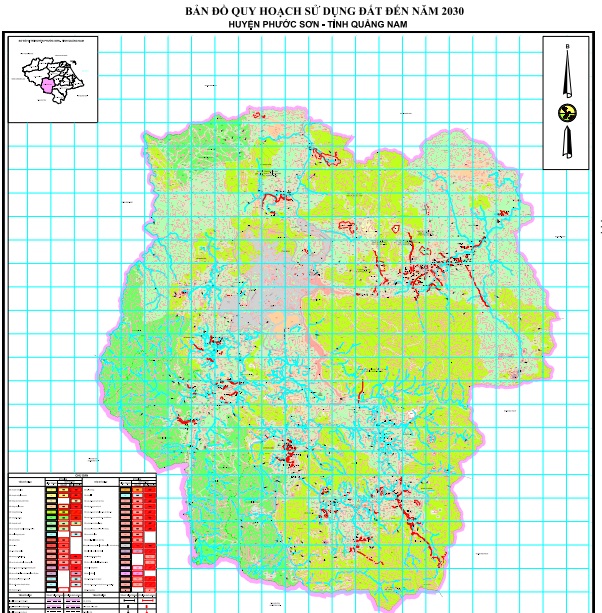 Bản đồ quy hoạch kế hoạch huyện Phước Sơn (Quảng Nam) 2024 1 Bản đồ quy hoạch sử dụng đất thời kỳ 2021-2030 huyện Phước Sơn